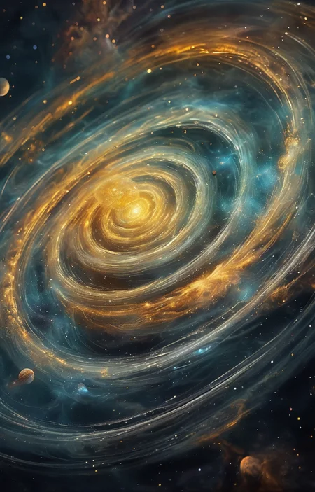 masterpiece,best quality,<lora:tbh70-sdxl:0.6>,illustration,A rotating nebula background
animals