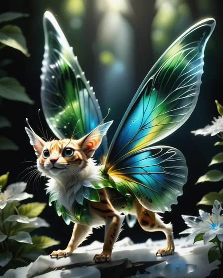score_9, score_8_up, score_7_up, intricate details, rating_safe,
<lora:BioIceCrystalsPONY:1>, 1boy(made out of Jed-Blmicry, bioluminiscence, translucent,
anthro furry, fairy,
full body, looking at the viewer, solo, smiling), detailed background, depth of field, subsurface scattering,
<lora:ral-chrosc-clr:0.3>, ral-chrosc-clr,
<lora:xl_more_art-full_v1:0.3>,
<lora:add-detail-xl:0.3>
