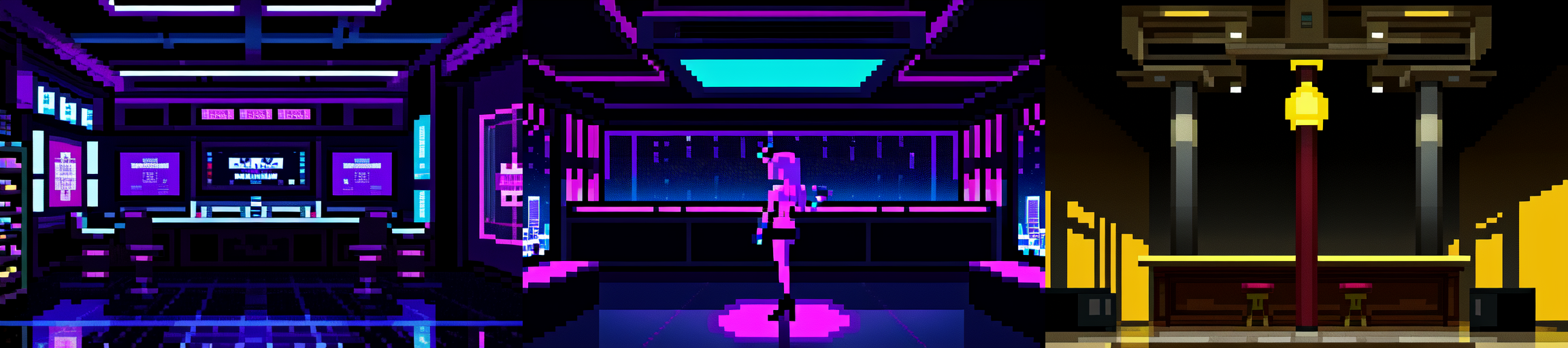 highly insanely detailed, masterpiece, top quality, best quality, highres, 4k, 8k, RAW photo, (very aesthetic, beautiful and aesthetic), 
__lazy-wildcards/subject/env-bg-interior/cyberpunk_club/prompts__, 
<lora:Cyberpunk_Club:0>, 
(1girl:1.3), 1other, 
__lazy-wildcards/dataset/background__,âââ