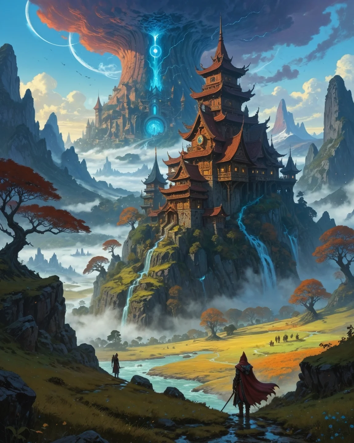 ethereal fantasy concept art of  ethereal fantasy concept art of  anime artwork Art painting by junji ito and Jason de Graaf and greg rutkowski, ,, twilight valley mists revealing vine-strangled clock towers, their stones etched with forgotten migration maps now home to acorn-hoarding squirrel alchemists,floating citadels of levitating obsidian, their spires crackling with storm magic, where lich-kings commune with void entities above seas of sentient fog,
<lora:iLLMythG0thicL1nes:0.7> G0thicL1nes,
<lora:extremely_detailed:0.7> extremely detailed ,
<lora:add-detail-xl:0.7>,
<lora:softdigital2x2:0.15>,
<lora:EpicF4nta5yXL:0.3>, . anime style, key visual, vibrant, studio anime,  highly detailed . magnificent, celestial, ethereal, painterly, epic, majestic, magical, fantasy art, cover art, dreamy, magnificent, celestial, ethereal, painterly, epic, majestic, magical, fantasy art, cover art, dreamy