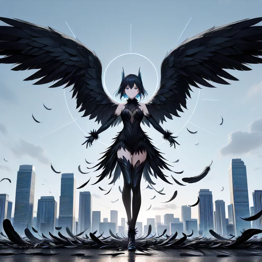 highest quality, skyscraper made of feathers <lora:Feathers:1>
