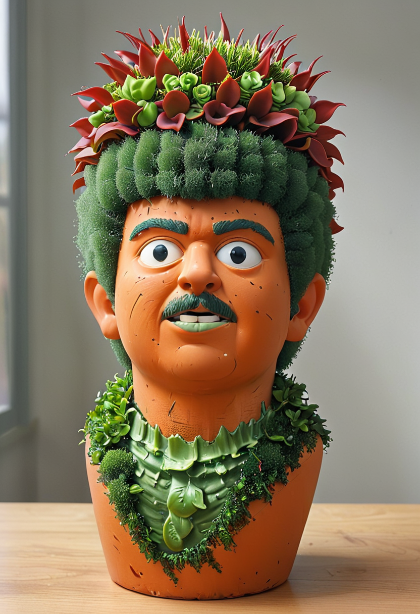 <lora:artfully_vVASED.DRAGOON_SDXL_V1:1>, chia pet