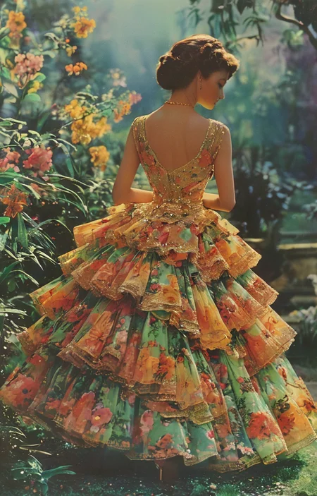 masterpiece,best quality,<lora:tbh318-sdxl:0.9>,illustration,style of Oleg Cassini A bottle of perfume in garden