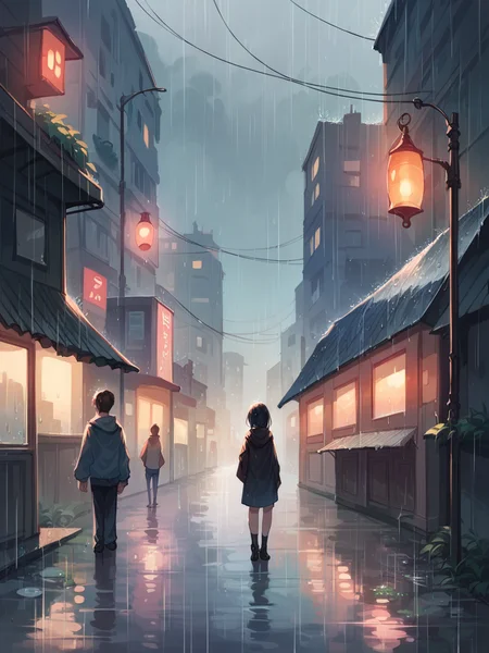 score_9, score_8_up, score_7_up, score_6_up, <lora:sc3n3ryXLP:0.4> sc3n3ry, rain, 1girl, city