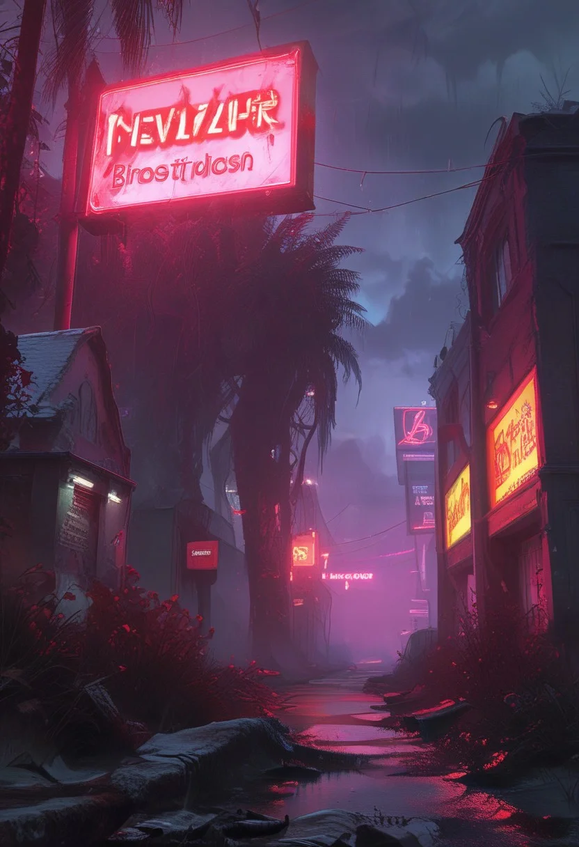(landscape art by Lois Mailou Jones:1.0) , impressionism art, (theme:0.7) , Freezing lox, Panorama, Grim, bright neon lighting, Depth of field 100mm, en plein air, <lora:aidmaOnceHuman-V0.1:1> funny gaming parody