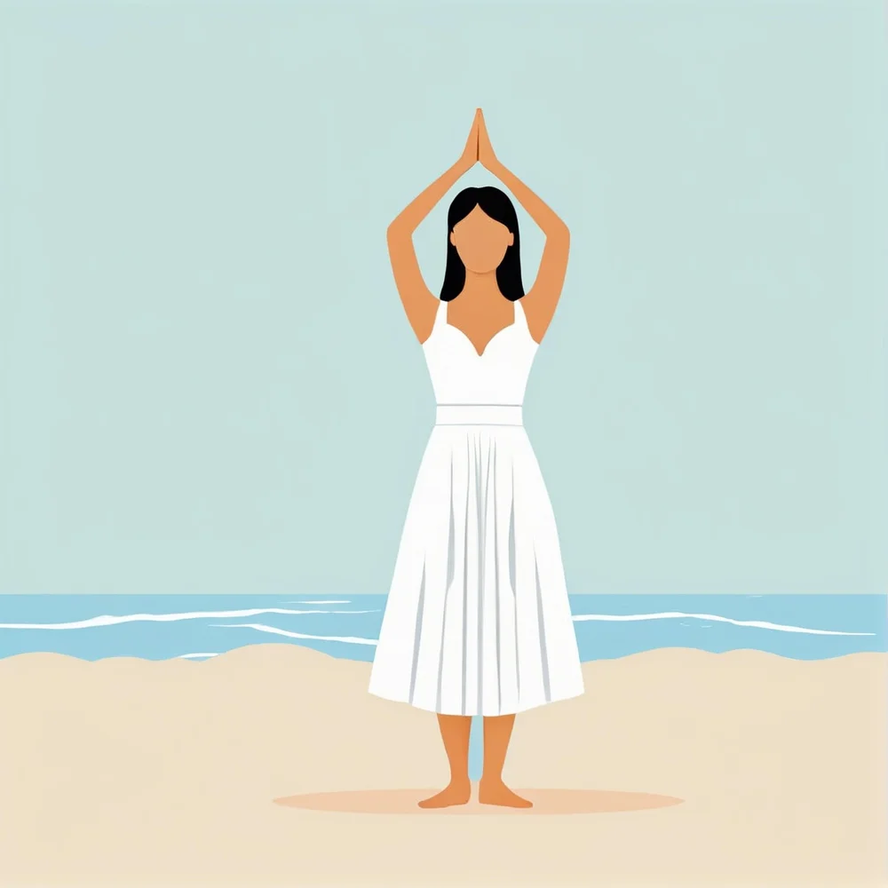 <lora:F2D-000001:1>,flat color,women,maid uniform,frills,dress,cleavage,duster,Practicing yoga on a secluded beach.,isolated,simple background,no background,no face,minimalistic,, Vector art, Vivid colors, Clean lines, Sharp edges, Minimalist, Precise geometry, Simplistic, Smooth curves, Bold outlines, Crisp shapes, Flat colors, Illustration art piece, High contrast shadows, Technical illustration, Graphic design, Vector graphics, High contrast, Precision artwork, Linear compositions, Scalable artwork, Digital art