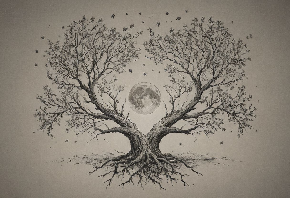 "Visualize a line art tattoo design inspired by the concept of 'as above, so below,' depicting the interconnectedness of the universe. Imagine intertwining elements such as stars, roots, and branches to symbolize the unity of the cosmos and the earth. Consider how you would like these elements to flow together and what symbolic meanings they hold for you. Feel free to explore different styles and compositions to bring this concept to life in your tattoo design.
<lora:add-detail-xl:0.95> <lora:dvr-lnds-sdxl:0.3> dvr-lnds-sdxl <lora:MJ52:0.25> <lora:ral-apoctvisn-sdxl:0.3> ral-apoctvisn <lora:zavy-cntrst-sdxl:0.35> dark, chiaroscuro, low-key <lora:zavy-rmlght-sdxl:0.41> zavy-rmlght <lora:SDXLFaeTastic2400:0.225>