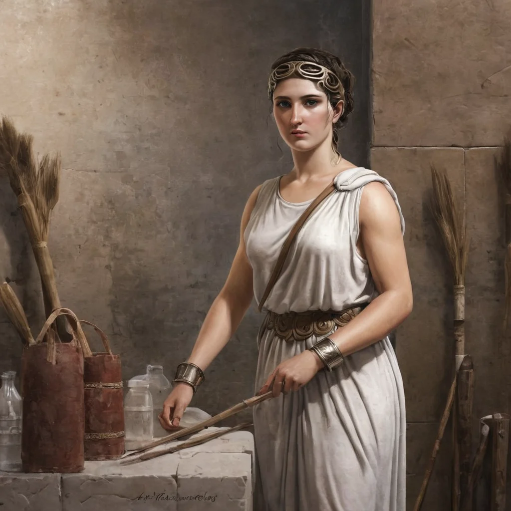 Painting of realistic detailed Artemis working in ancient roman retail by AH_Hayez <lora:Paintings_by_Francesco_Hayez_-_Romantic_Italian_painter:0.5>