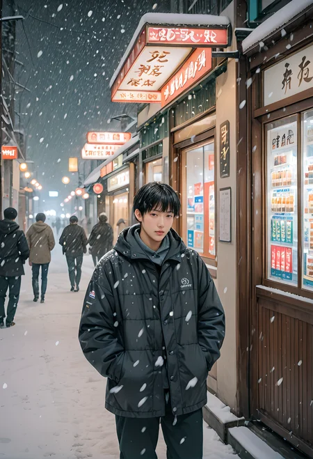 score_9,score_8_up,score_7_up,8k,,ruanyi0732,snowing,lingshalan,
1girl,<lora:0732 winter_v1_pony:1>