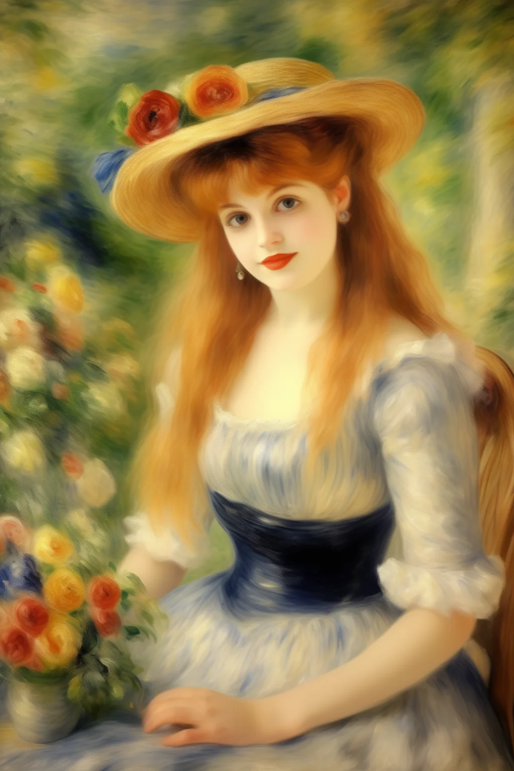 <lora:Pierre Auguste Renoir Style:1>Pierre Auguste Renoir Style - painting inspired by Pierre-Auguste Renoir