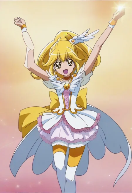 rating questionable, detailed background, shiny skin, <lora:curepeace.pony:1>, curepeace,,,,,,,,,,,,,,,,anime coloring, anime screencap, 1girl,Solo ,, anime,,,,official art, Uncensored ,Unedited ,,,,,,,,,,,,, ,,