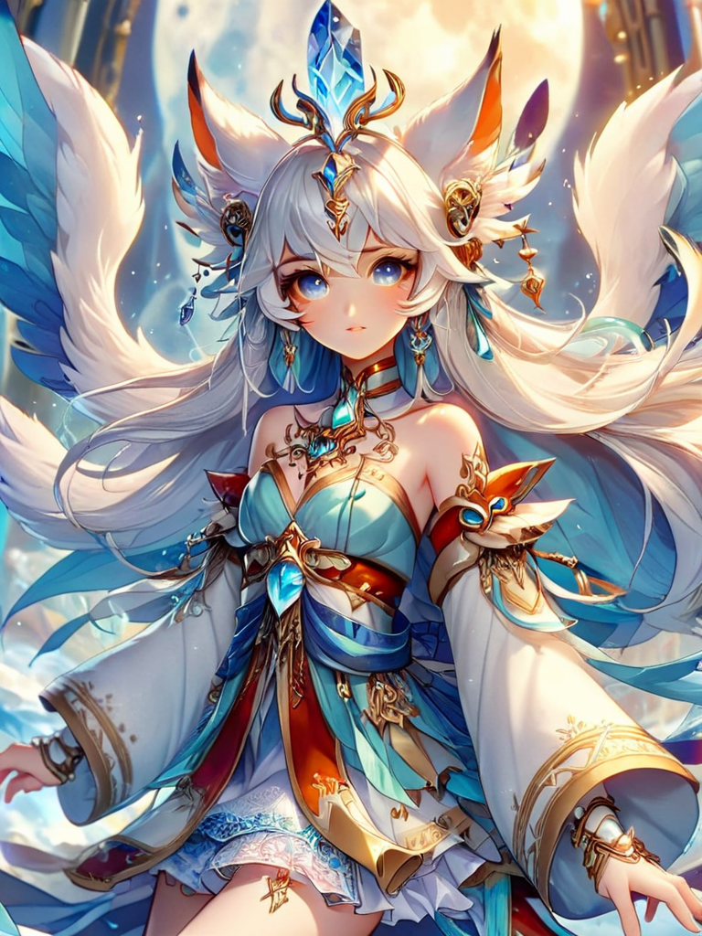 ral-dreamguardian, dream guardian [fire|ice|earth|water],[human|animal], [fox|wolf|animal|bird|dog|dragon] <lora:ral-dreamguardian-sdxl:1>