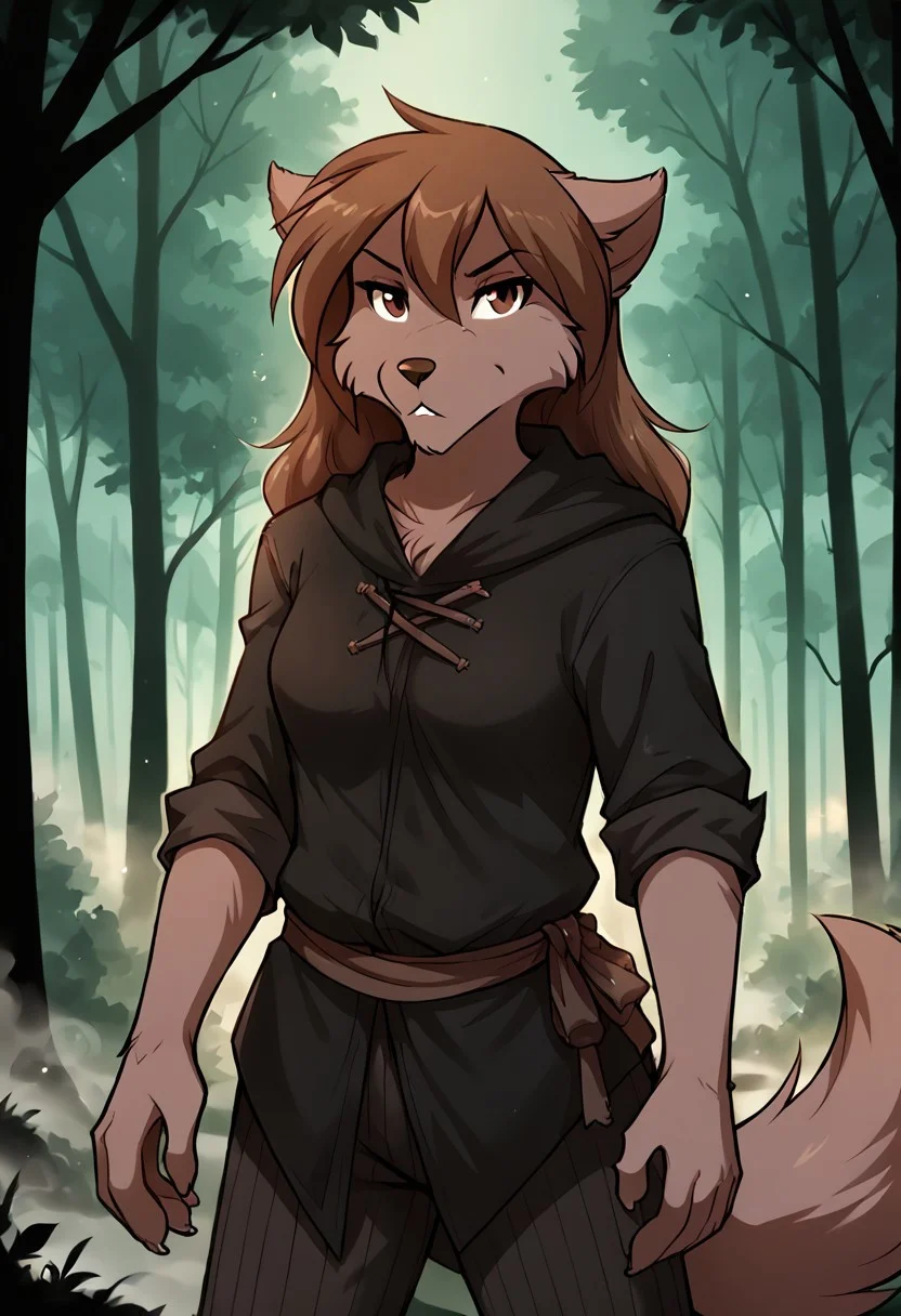 score_9, score_8_up, score_7_up,score_6_up,score_5_up, source_furry
BREAK
solo, furry female anthro, medium breasts, (little serious, seductive), black mantle with bloodstains on it, black robe with bloodstains on it, black medieval trousers (outdoors, forest, dark forest, fog, thick fog, dark misty forest, the female body), sword, sword in hand
BREAK
<lora:Natani-Twokinds-SDXL-AnonTK-V3:0.85>, natani-twokinds, wolf tail, brown eyes, <lora:p:0.35>