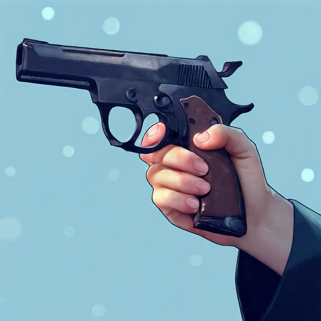 cinematic film still of <lora:detailed skin style illustriousXL v1:1>
a closeup of a man's hand holding a colt pistol in his hand, perfect skin, detailed skin pore, realism style, perfect image, perfect body, perfect anatomy, sharp image, detailed image, high quality photography, skin texture style, solo, long sleeves, holding, weapon, holding weapon, gun, blue background, holding gun, handgun, m1911, photorealistic, hand focus, shallow depth of field, vignette, highly detailed, high budget, bokeh, cinemascope, moody, epic, gorgeous, film grain, grainy