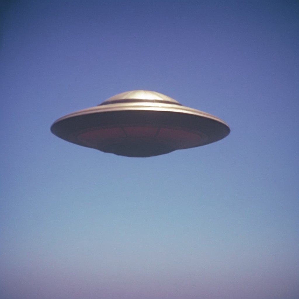(olddigitalcamera, raw, light leak, film grain, jpeg artifacts, low res, low quality):2, distant UFO, flying saucer, hovering in the sky, far away
