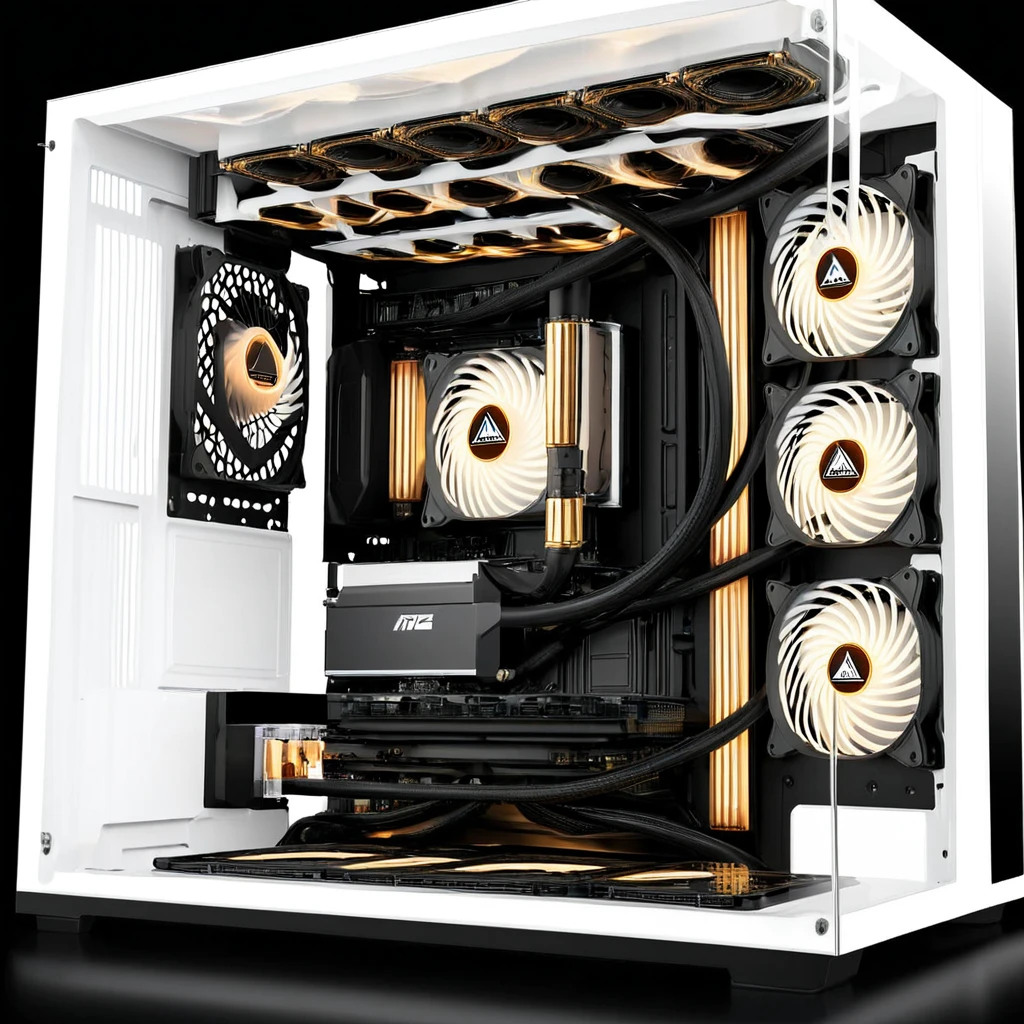 (pc showcase, fully equipped, liquid cooling tubing, simple white background) <lora:46_pc_showcase:1.1>
Black background,
high quality, professional, highres, amazing, dramatic,
(Ancient Egyptian pyramids and desert sunset:0.5),