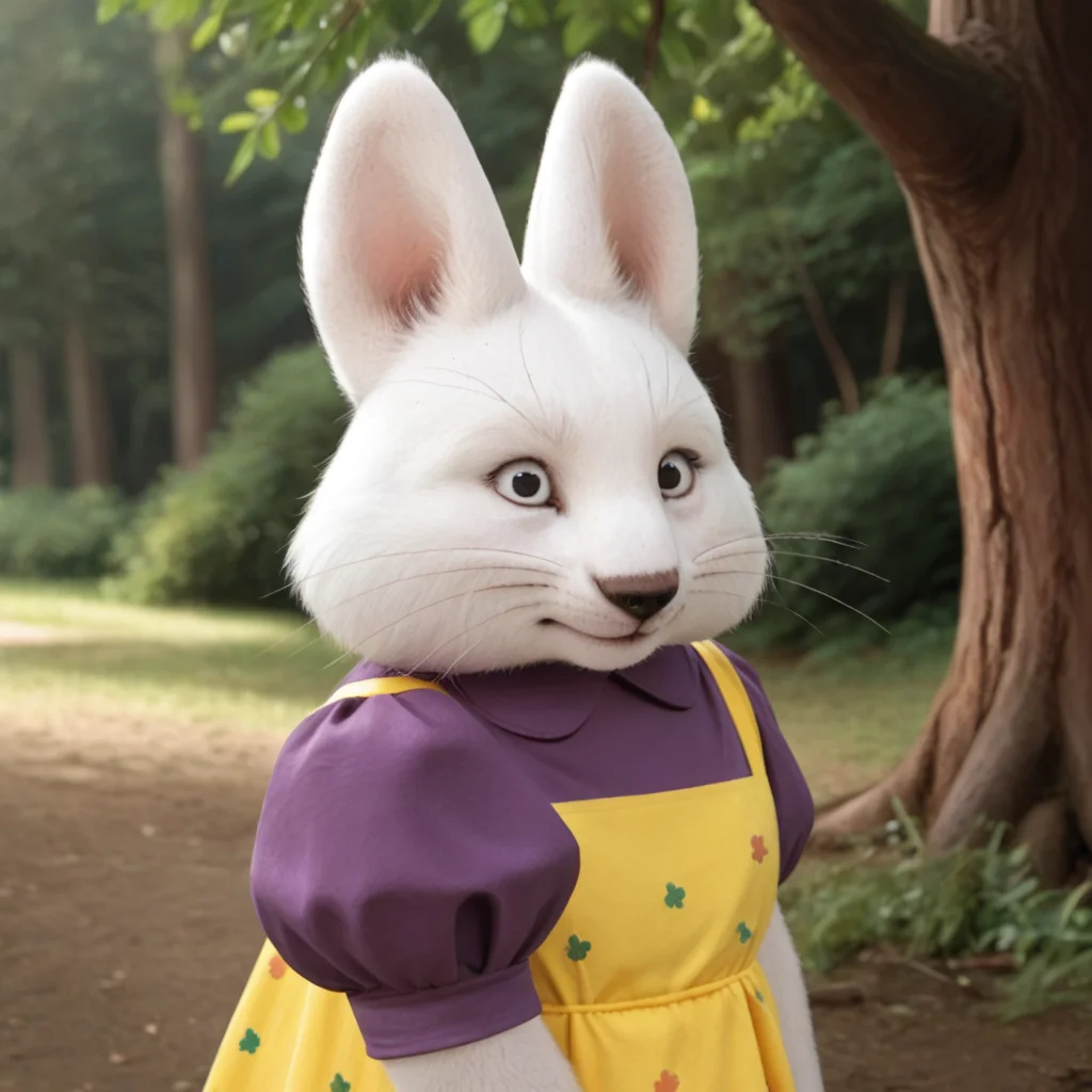 score_8_up, BREAK, 1girl, solo, Ruby, furry, whiskers, furry, black eyes, dress, puffy sleeves, upper body, <lora:Ruby_MaxRuby_PXL_Leaf1:0.8>, realistic,