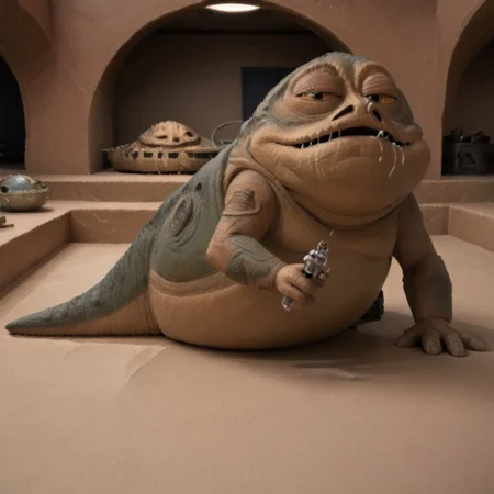 Hasselblad X2D 100C with polarizing filter, low exposure, high contrast, ISO 125, with a 50mm prime lens,
Jabba's throne room from the 'Star Wars' movie universe, a busy scene depicting various alien races from the Star Wars universe, conducting their business and leisure in the court of Jabba the Hutt. Jabba lies on his hover sledge throne at the front of the room, while musicians and scantily-clad human and twilek females dancers look down through an open hearing in the floor in horror and fascinating as Princess Leia, after being cast down into the pit below by Jabba, and dressed in her revealing slave girl bikini costume, is devoured by the mighty Rancor beast, Leia screams as the beast tears off her bikini and sinks it's teeth into her supple flesh, struggling, humiliated, embarrassed, Jabba's throne room, 
Jabba's Throne Room , jabba the hutt, Jabba's throne Room , slave leia outfit, jabba the hutt, monster, monster, claws, sharp teeth