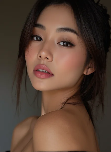 CerysMixer, ultra high definition and ultra realistic photo of a gorgeous young woman modeling. Incredibly detailed zoomed in professional photo of her face.