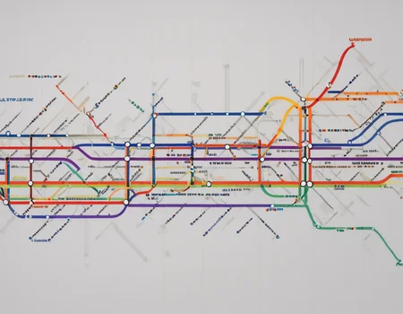 <lora:5ubw4ym4p_SDXL_SGX:1.0>illustration of a 5ubw4ym4p style map of the transit system in the United States. with colorful circles representing different cities and train lines, with a legend at the bottom section. 5ubw4ym4p is made up of multiple lines in different colors, including red, orange, yellow, green, blue, and purple. The lines are arranged in a grid-like pattern, with each line representing a different level of travel or activity. There are also several smaller dots scattered throughout 5ubw4ym4p, such as 'Airline' 'Car' 'Train' and 'Bus' shown as red, blue, green, yellow, orange, and purple. simple white background, highly detailed, sharp focus