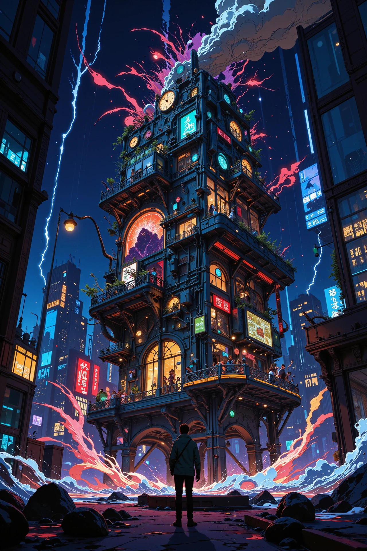 laboratory beautiful  landscape, rain and storm, woman, very intricate, very detailed, sharp, bright, colorful, <lora:Hand v2:0.5> <lora:Anti-Blur:1><lora:Insane Detail Slider:0.25>  <lora:flux.1_lora_flyway_Epic-detail_v2:0.3> <lora:fluxenhancer:0.25> <lora:ROWER:0.6> <lora:Anime art - Variant 3:0.6> Anime art
