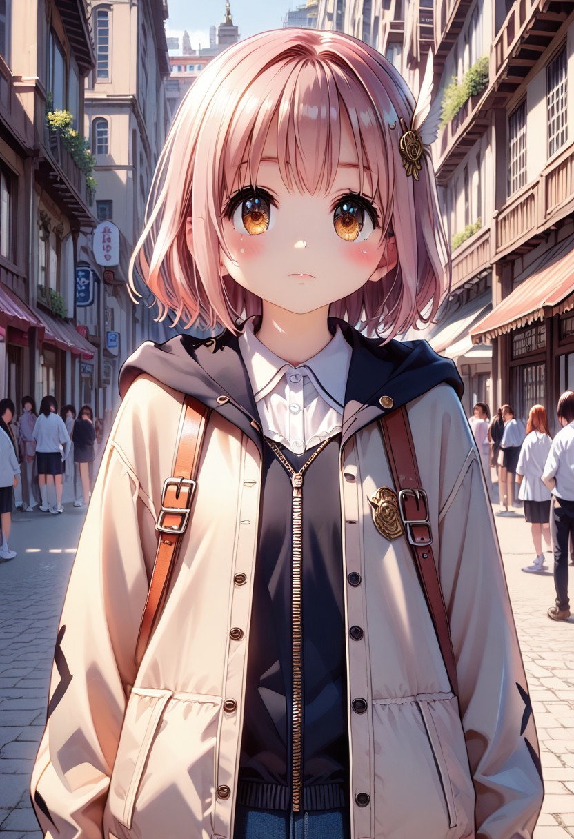 score_9, score_8_up, score_7_up, 1girl,ShiwasuOP, (masterpiece), (best quality), (ultra detailed),(illustration), Girl with blue-pink hair and peacock feathers, inspired by Nari Hiko-kun, CGSOCIETY, anime style. 8K, anime style 3D, popular on CGSTATION, 8K high quality detail art, Guvez style artwork, fantasy art style, realistic anime 3D style, anime inspiration, anime style mixed with Fujifilm