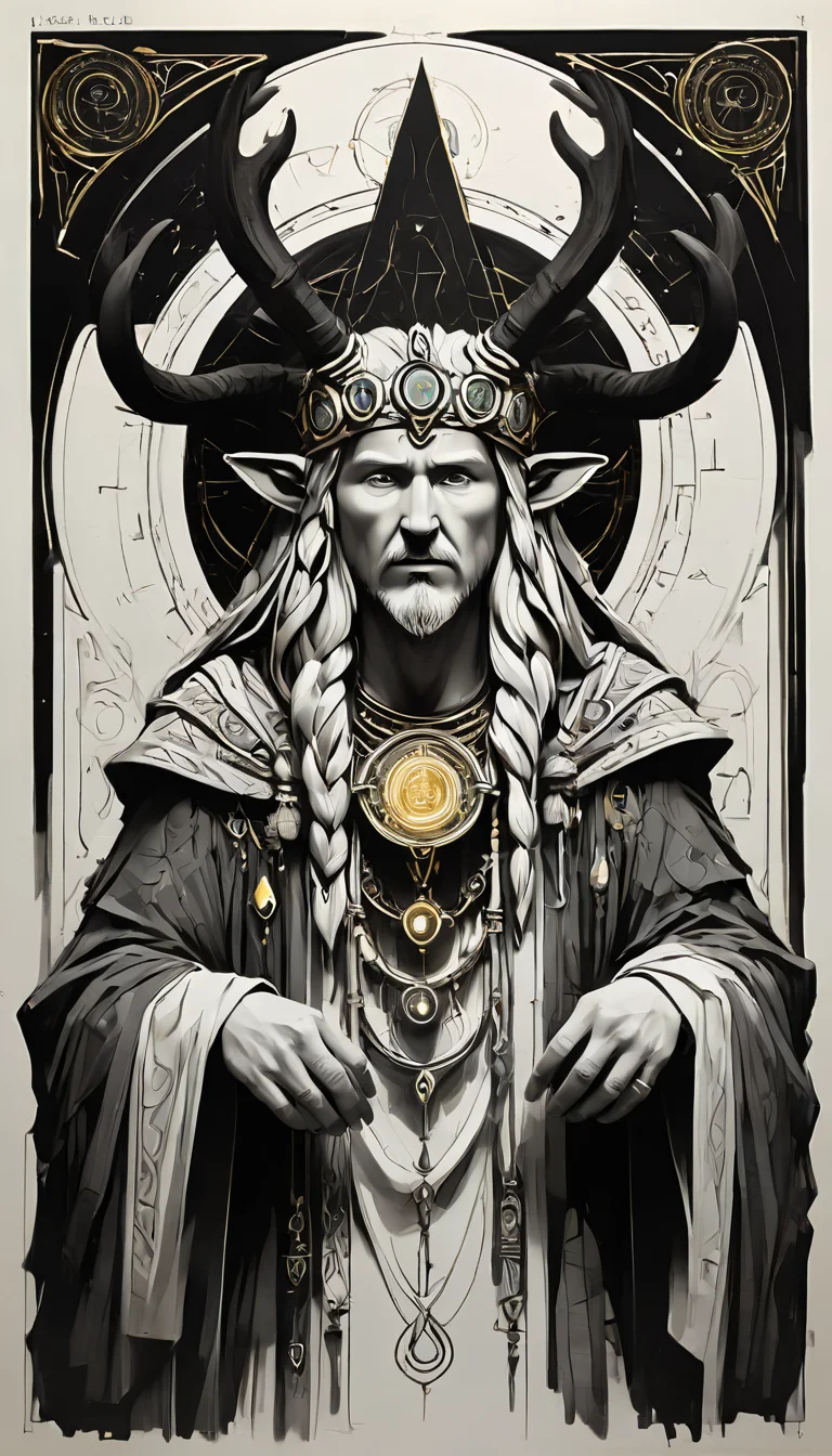 sketch_sheet, a drawing of Druid, ((black and white:1.5)), (paper background:1.5) golden ratio, detailed, sharp focus, intricate, still, dynamic, full color, attractive, cinematic, highly saturated colors, surreal, open intriguing, very inspirational, glowing, magical, thought fascinating, creative, positive, unique <lora:sketches-sdxl:1>