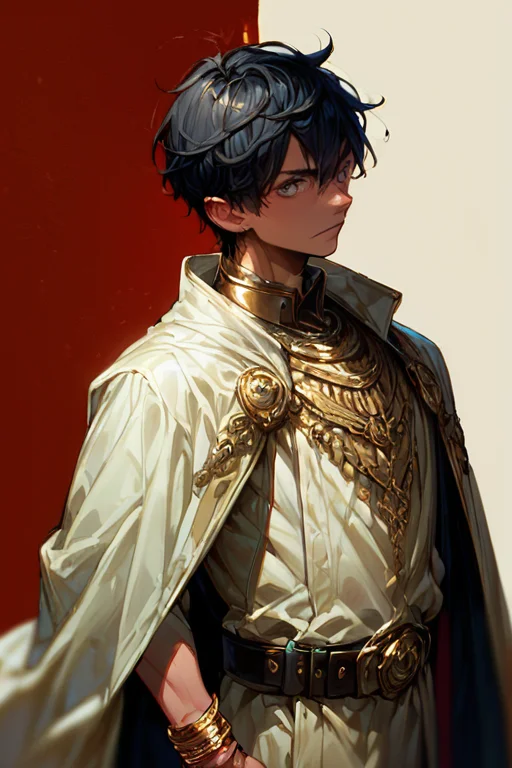 score_9, score_8_up, score_7_up, score_6_up, detailed, extremely detailed, detailed face, perfect face,
1boy, cape, bracelet, belt, cloak, black hair,
red background,
<lora:egyptian_goddess_style_pony:1>, <lora:add-detail-xl:1>, <lora:PerfectEyesXL:1>,