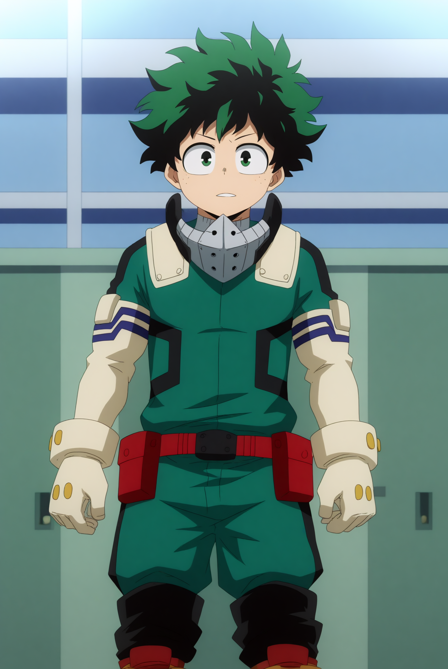 Midoriya_Izuku, solo <lora:My_Hero_Academia-Midoriya_Izuku-PDXL:0.8>