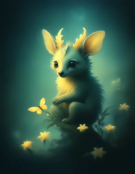 novuschroma style cute magical fantasy animal <lora:107_novuschroma_1:1>