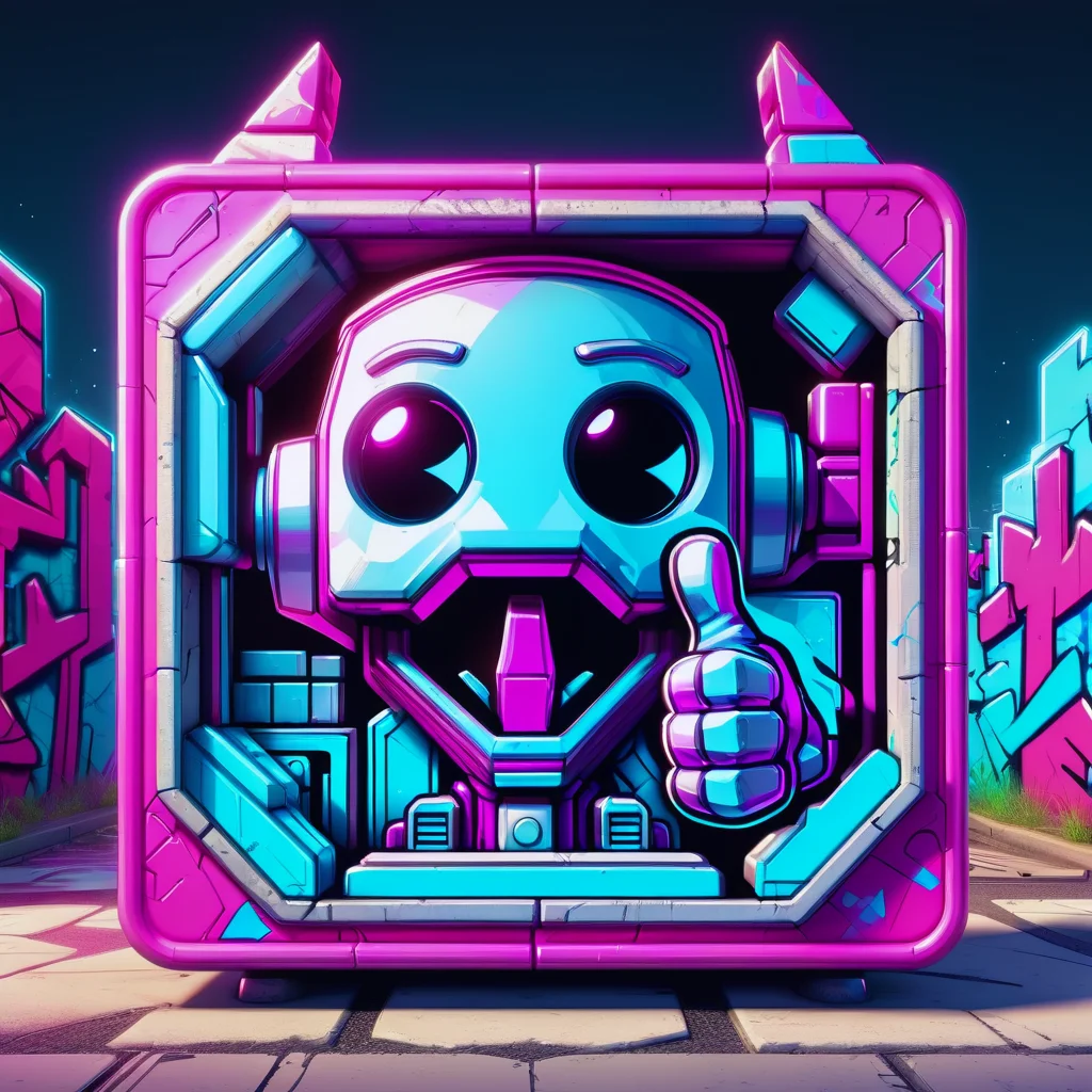 DonMSt0pS1gnXL fuchsia, aqualish, thumbs up ,graffiti writing, retrofuturism, product development, normal mapping, anvilnext engine, minimalist, high dynamic range, cross-section view, screen space reflections (ssr), focus blur, uhd, groundbreaking, tone <lora:DonMSt0pS1gnXL-000006:0.75>