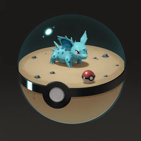 masterpiece, best quality, amazing quality, <lora:Inside_pokeball_buns:0.7> 1ns1d3pok3ball, pokeball, pokemon (creature), no humans,  Nidorina, masterpiece, best quality, amazing quality