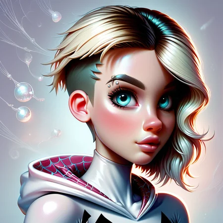 zPDXL2, Pearlum, spider-gwen, portrait, <lora:Pearlum_-_Pony:1>