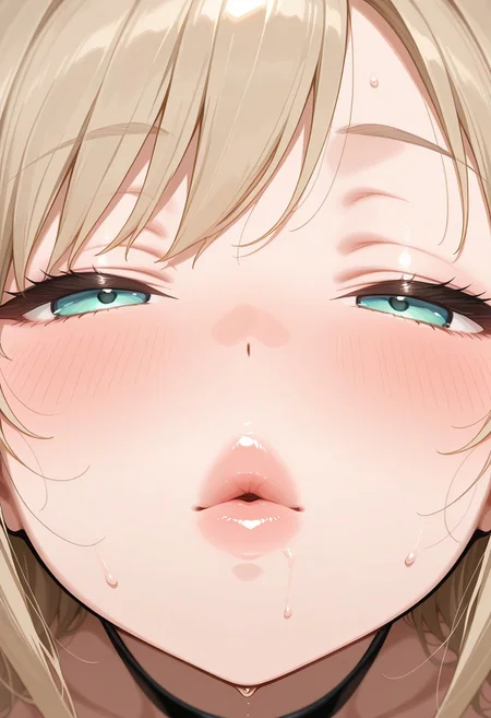 masterpiece, best quality, amazing quality, detailed, 1girl, pov, kiss,