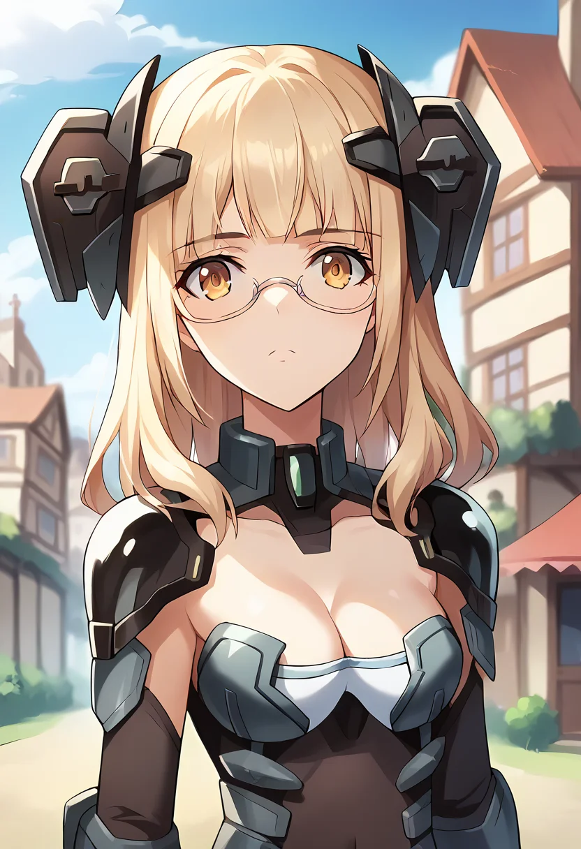 score_9, score_8_up, score_7_up, source_anime, masterpiece, 1girl, ctianAST, ctianperrine, cleavage, unitard, headgear, armor, upper body, portrait, outdoors, town, looking at viewer, <lora:AST_SUIT_PONY_ct_v2:1>, <lora:Perrine_Strike_Witches_Pony_ct:0.8>