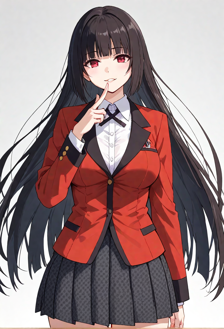 <lora:jabami_yumeko,_XL_pony_v1:1>jabami yumeko, school uniform,, BREAK score_9, score_8_up, score_7_up, BREAK  source_anime, best quality, masterpiece,uncensored,  <lora:Hyper-SDXL-4steps-lora:1>, zPDXL