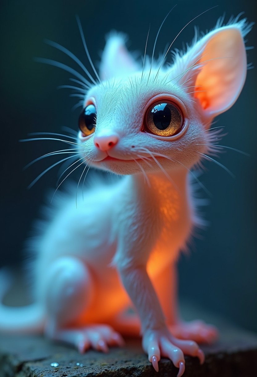 translucent hybrid,(zoomorphism Style:1.4), cute, ultra detailed macro photography by miki asai, wildlife photography, expressive translucent eyes, a diminutive animal, a housed mystical stunning Zoomorphic creature, soft lighting, breathtaking, highly detailed, award-winning, (Zoomorphic fusion creature:1.3), cinematic still shot, kodachrome, uhd, canon eos
