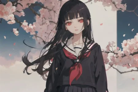 enma_ai 1girl, solo, school_uniform, sailor_collar, serafuku, white_sailor_collar, <lora:em_ai_v1-000008:1>