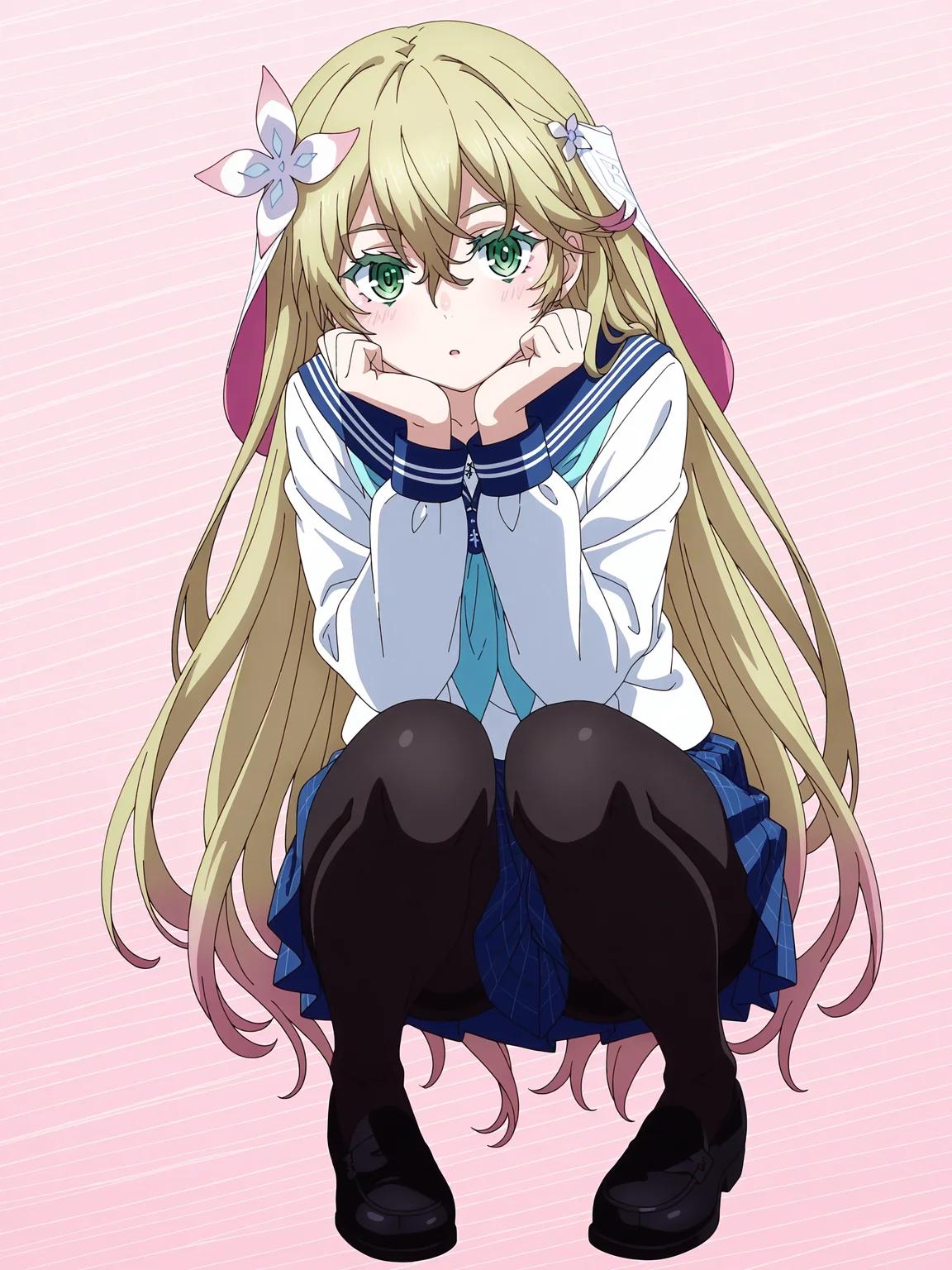 <lora:rinnev2_1:0.9>,rinne,full body,school uniform,
