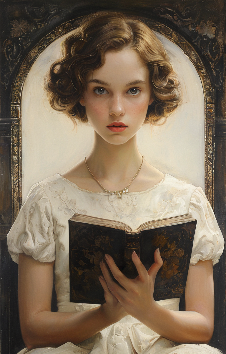 masterpiece,best quality,<lora:tbh379-sdxl:0.6>,illustration,style of jeanne du Maurier
 tech genius teenage girl
