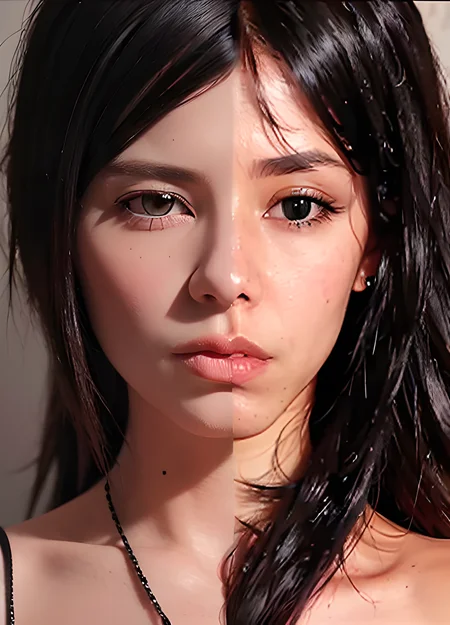 (SFW,8k, RAW photo, best quality, masterpiece:1.2),(realistic, photo-realistic:1.37),gor,(((portrait,black hair))), facial close-up <hypernet:gor:1>