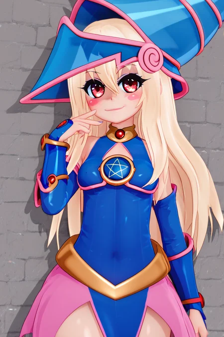score_9, score_8_up, score_8, large breasts, (curvy), cute, eyelashes, ,,, , ,,, zzPrismagicCitronOC, hair between eyes, red eyes, blonde hair, long hair, blue headwear, wizard hat, bare shoulders, detached sleeves, pentacle, dress, blush stickers, <lora:Prismagic_CitronOC_PDXL:0.8>, ,,,, BREAK, smile, closed mouth, looking at viewer, cowboy shot, ,,, embedding:zPDXL, Expressiveh, ,,, <lora:MantisStyle_PDXL_v2:0.8>, <lora:SDXLFaeTastic2400:0.5>, <lora:Expressive_H-000001:0.4>,