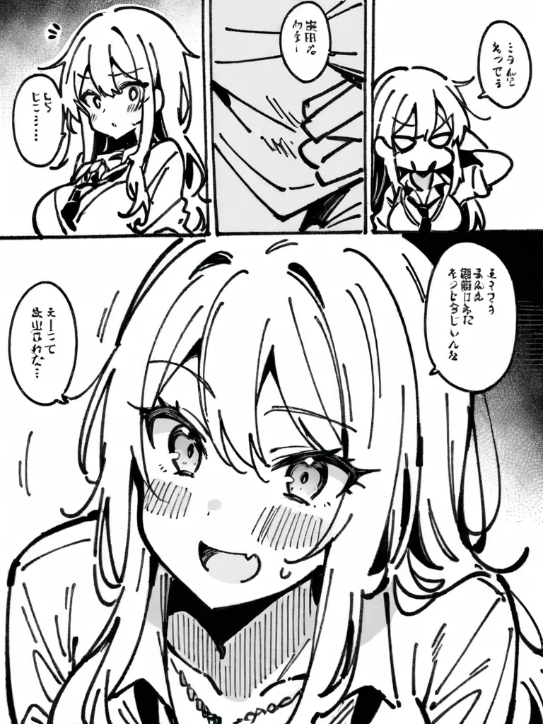 masterpiece,best quality,highly detailed,ultra-detailed,monochrome,comic,multiple views,
1girl,gyaru,kogal,<lora:skech_XL_v1:0.3>,