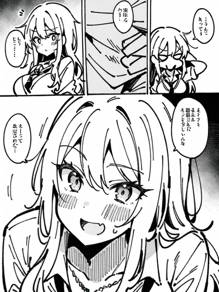 masterpiece,best quality,highly detailed,ultra-detailed,monochrome,comic,multiple views,
1girl,gyaru,kogal,<lora:skech_XL_v1:0.3>,