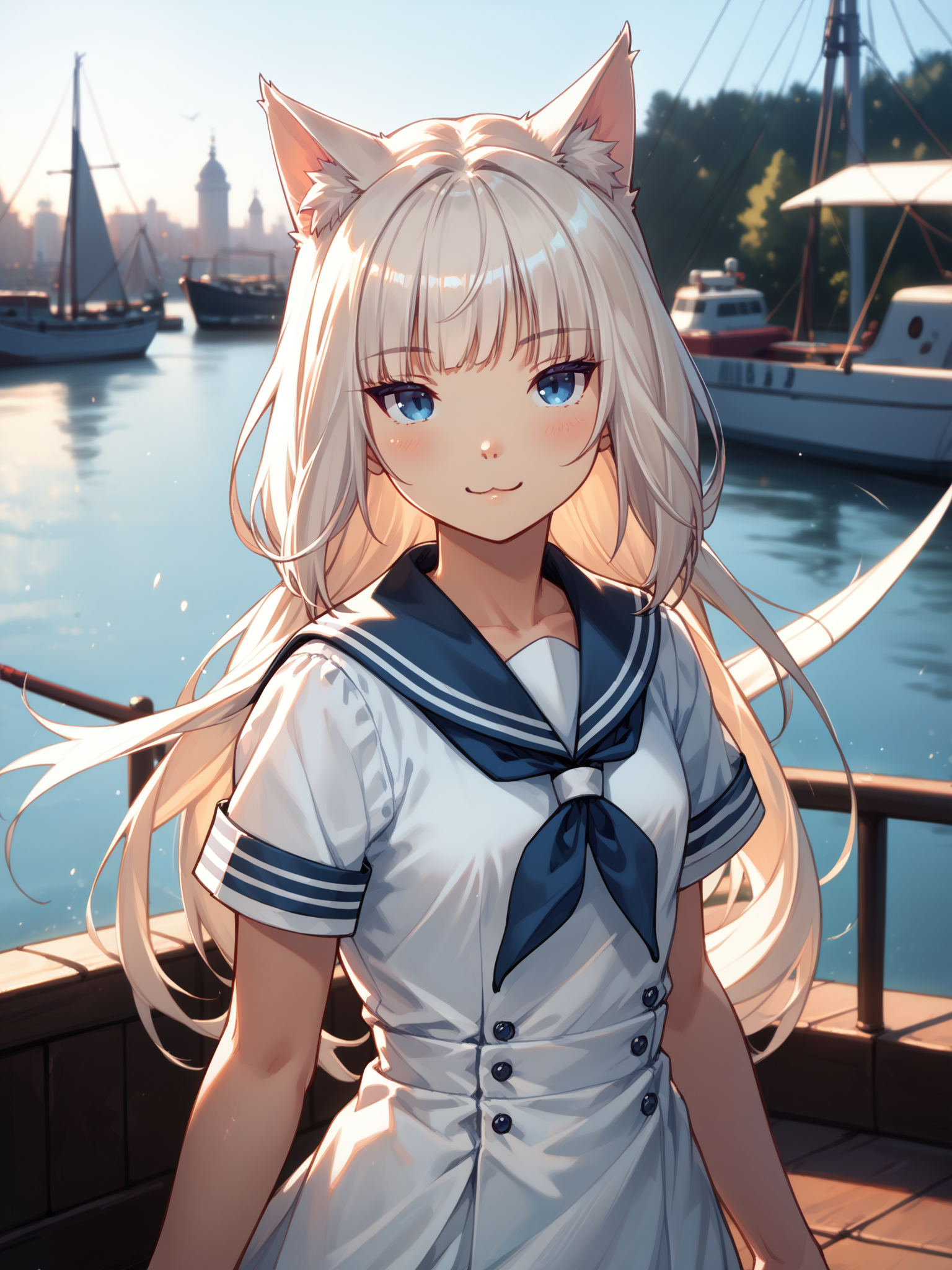(cowboy shot, solo focus:1.2) <lora:happy_tentacle-vanilla-v0.1-000010:0.8>, ht_vanilla, (cat ears, cat girl, very long hair, blue eyes:0.8) (petite:1.2), <lora:Shed_The_Skin's StS_age_slider_v1_initial_release:-1> ( :1.1) ( , , ( aroused :1.2) , seductive smile , :1.2) outdoors, vegetation, ( :1.1), , (dawn :0.6), (cloudy sky:0.6) , ((sidelighting:0.5), (light rays, light particles:0.5) :0.5), , (modern architecture :0.9), boat, mast, sailor ( :0.8) score_9, score_8_up, score_7_up, score_6_up, score_5_up, score_4_up, ( [(realistic, photorealistic:1.3):(realistic:1.2):16] [(3d:1.2)::14] :1) <lora:LUUNA's Lunas-NijiJourney-SDXL-B2:0.35>, nijijourney <lora:prgfrg23's Counterfeit-V3.0 Style SDXL_LoRA_Pony Diffusion V6 XL:0.6> <lora:mfcg's mfcgXL:0.12> <lora:reweik's gyokai(himehajime)_PonyXL_style_v01:0.14>