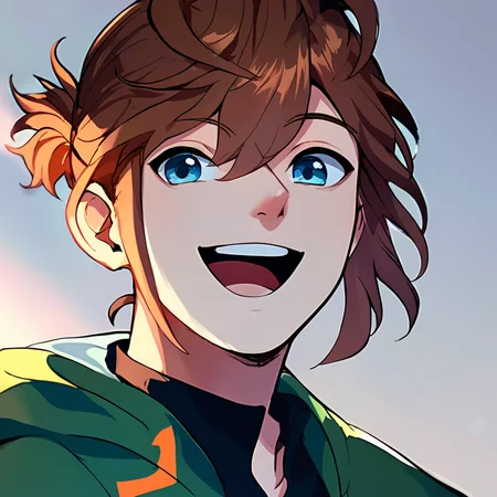score_9, score_8_up, score_7_up,score_6_up, 1boy,solo, looking at viewer , medium shot,<lora:Arthur-30:0.8> Arthur, blue eyes, brown hair <lora:detailed_notrigger:0.8>smile, open mouth