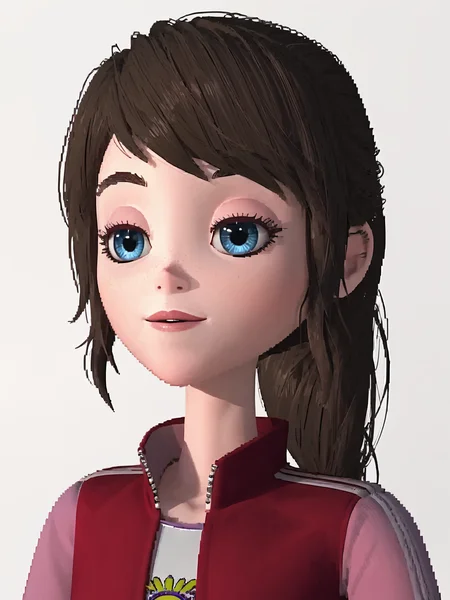 1girl, <lora:Biana_(Cryptoland):0.85> clbianca
score_7_up, solo, brown hair
(3d) <lora:zs_FFVIIChibisXL_1:1.2> ffviichibis
