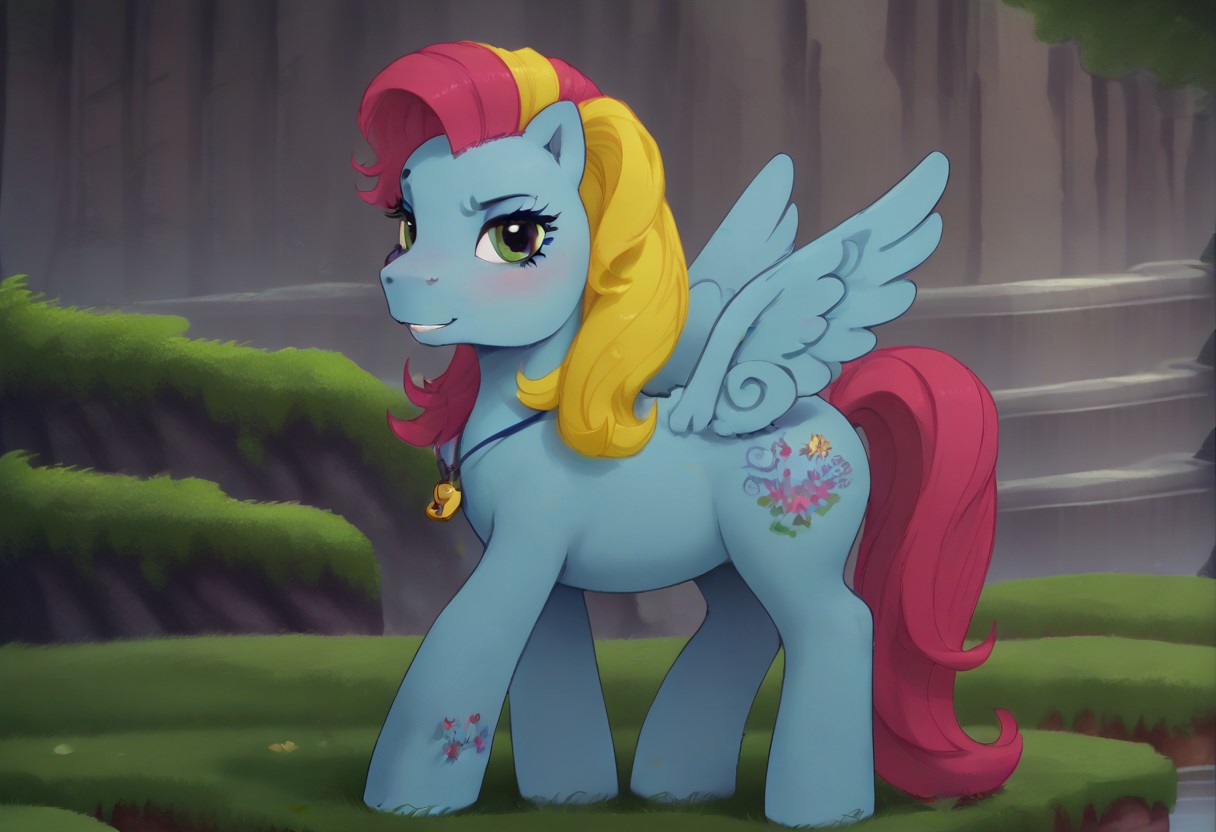 score_9, score_8_up, score_7_up, score_6_up, score_5_up, score_4_up, detailed background
outdoors, city park
Thistle Whistle mlp, feral, pegasus, multicolored hair, slim, seductive, break.
looking at viewer, side view, sexy pose, lying on ground