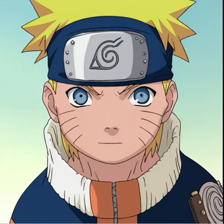 naruto uzumaki, looking at viewer, blue eyes, headband, grinning, blonde hair