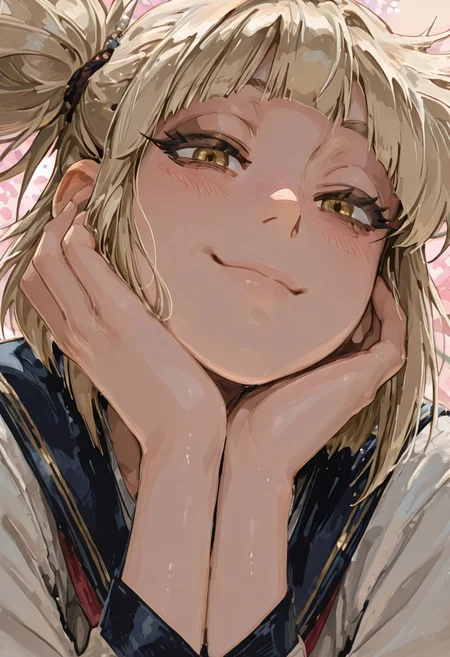 woman, detailed face, detailed eyes,
warm smile,
himiko toga,
looking at viewer,
face focus,

pastel background,
artistic view, artistic angle,

very awa, masterpiece, pastel,
748cmstyle, Bl3th3bn3_Styl3_SKNSFW,, Kenorland, si6_sty, lazypos